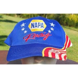 NAPA NASCAR Racing StrapBack #15 Michael Waltrip Hat Cap We Keep America Running